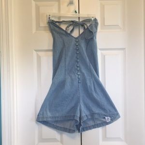 Size 8 UK (US Size 6) ASOS Denim Romper